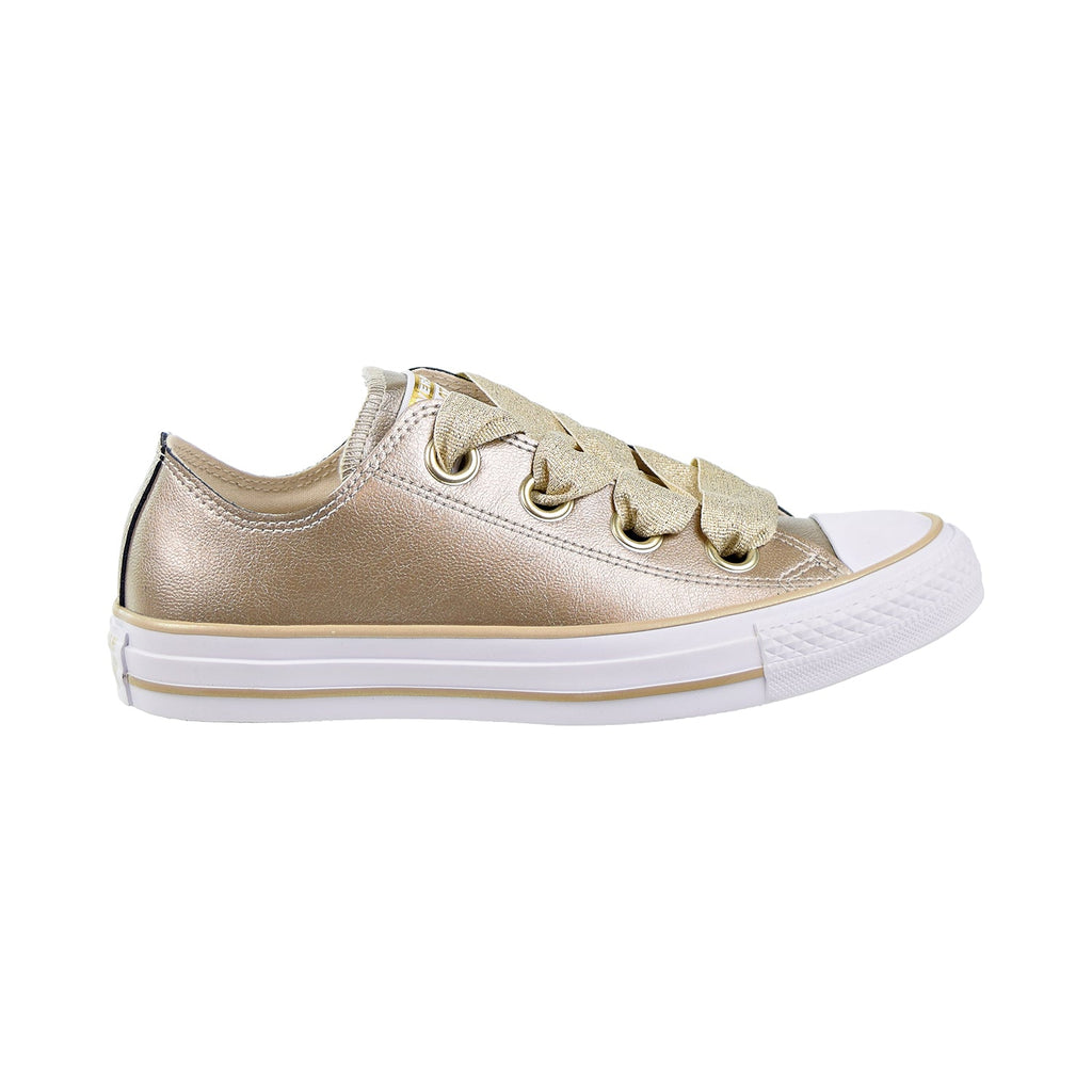 Converse Chuck Taylor All Star Big Eyelets OX Women's Shoes Metallic Gold/White