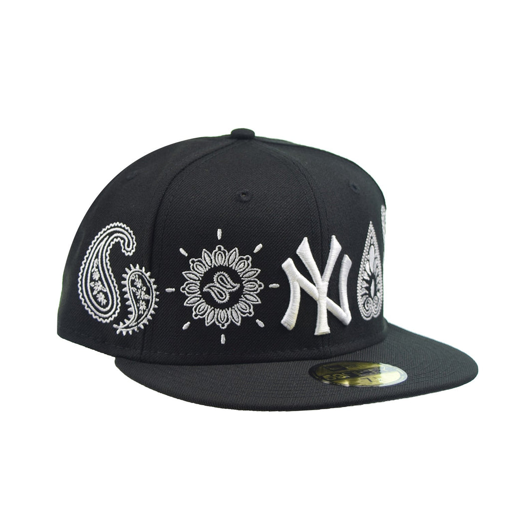 New Era New York Yankees Paisley Elements 59Fifty Fitted Men's Hat Black
