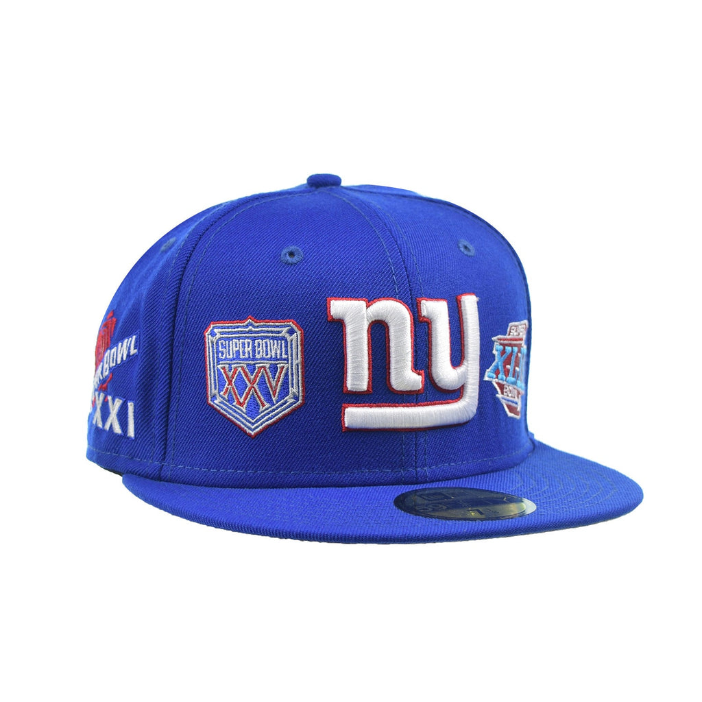 New Era New York Giants 4X Super Bowl Champions 59Fifty Fitted Men's Hat Blue