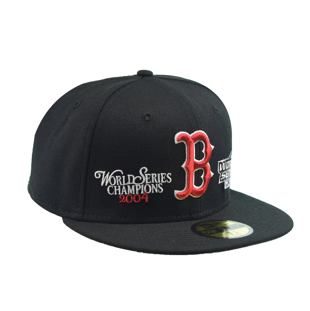 New Era Boston Red Sox World Series Champions 59Fifty Fitted Men's Hat Black