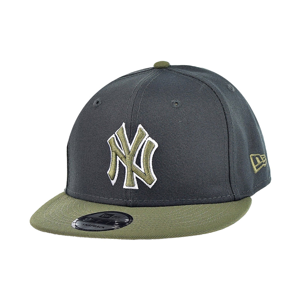 New Era New York Yankees 2-Tone Color Pack 9Fifty Men's Snapback Hat Grey-Olive
