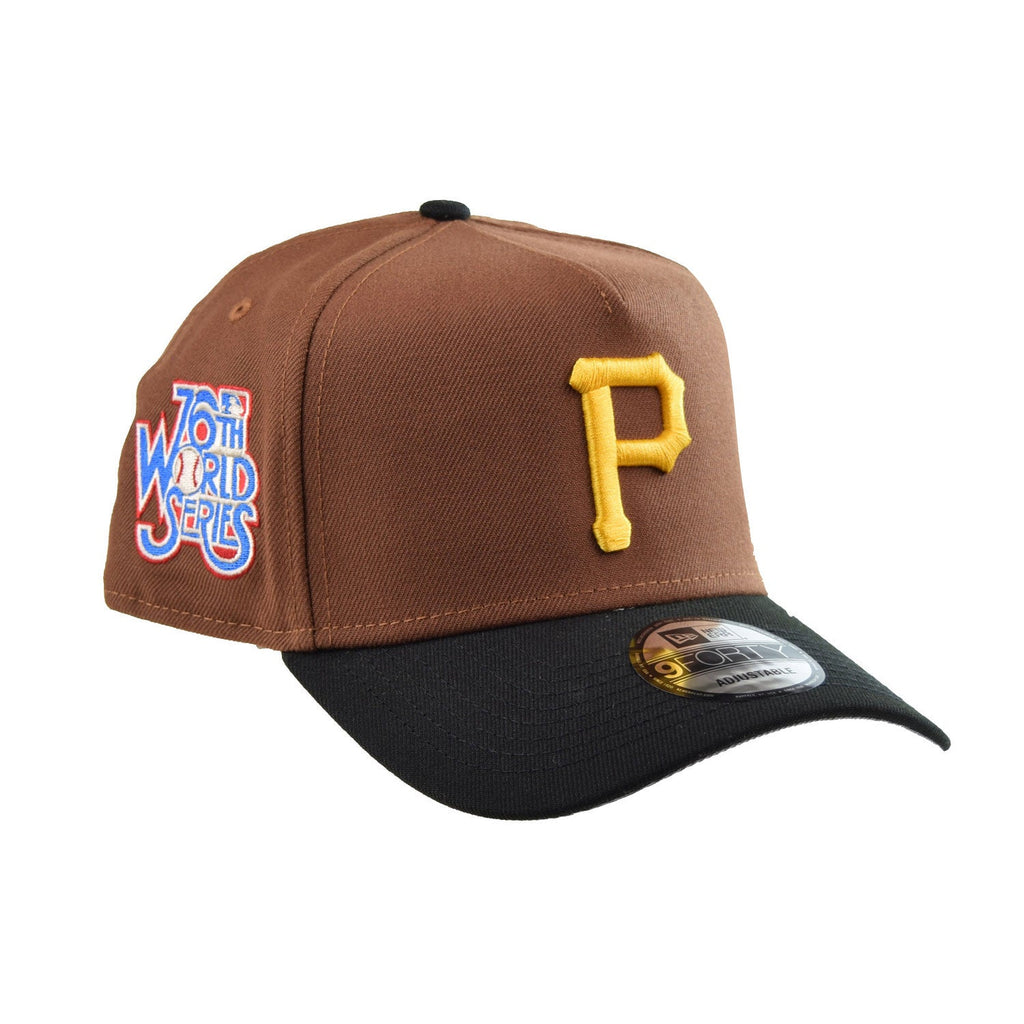 New Era Pittsburgh Pirates Harvest 9FORTY A-Frame Snapback Brown
