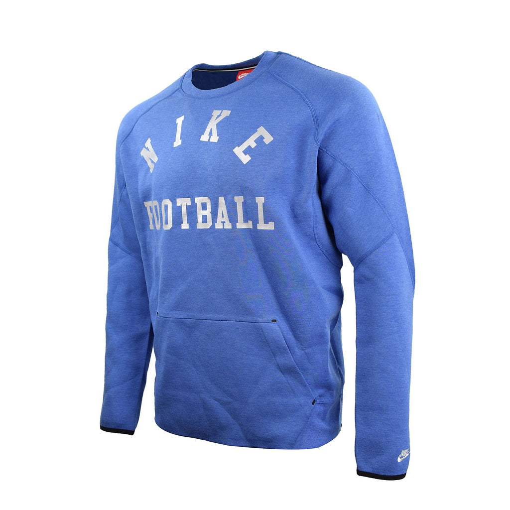 Nike Men's Football Fleece 1.0 Pullover Sweatshirt Blue