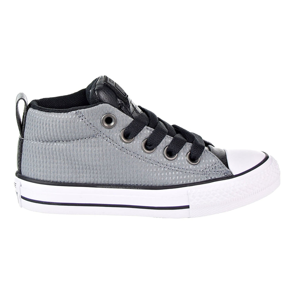 Converse Chuck Taylor All Star Street Mid Big Kid's Shoes Cool Grey/Black/White