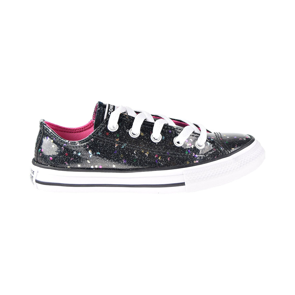 Converse Chuck Taylor All Star Ox Sparkle Kids' Shoes Black-Mod Pink