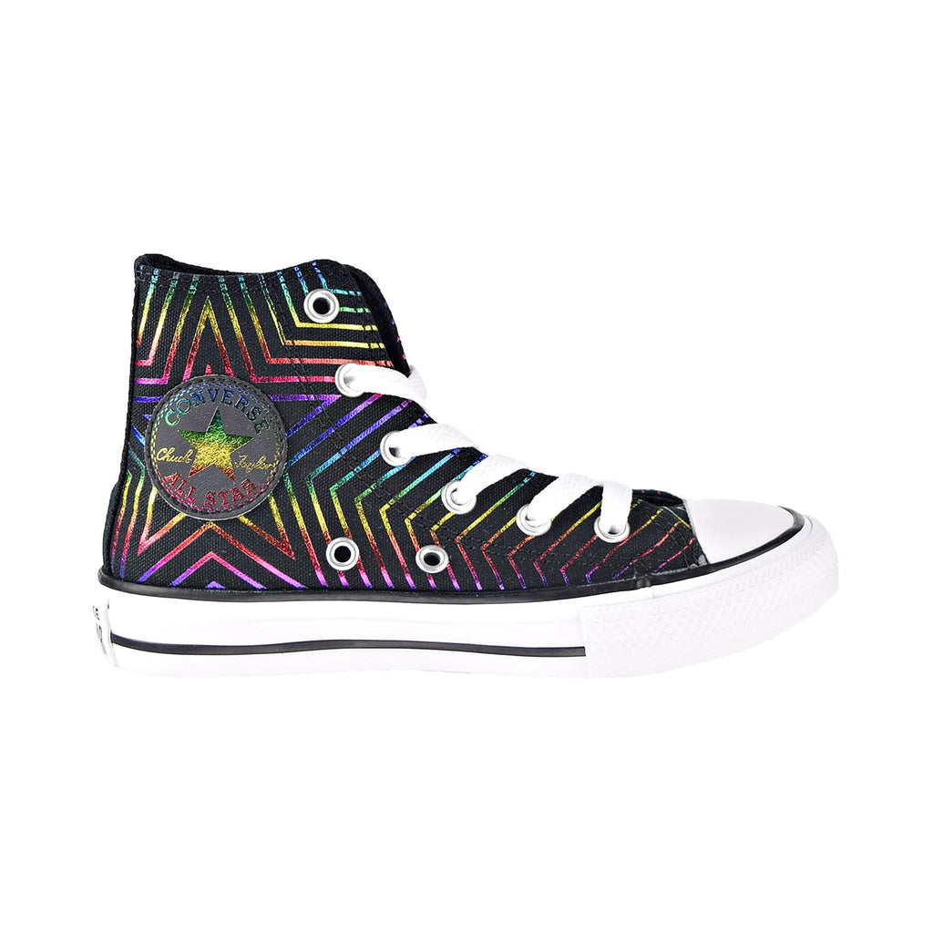 Converse Chuck Taylor All Star Hi "All Of The Stars" Kids' Shoes Black-White