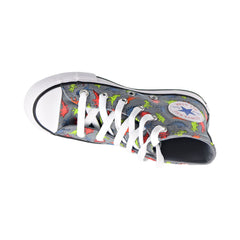 Hi Cool Sports Kids\' Star Taylor Dinoverse Grey-Blac Chuck Converse NY Shoes – All Plaza