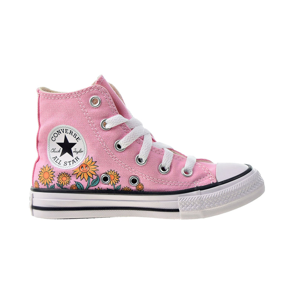 Converse Chuck Taylor All Star Hi Kids' Shoes Pink-Natural Ivory-White