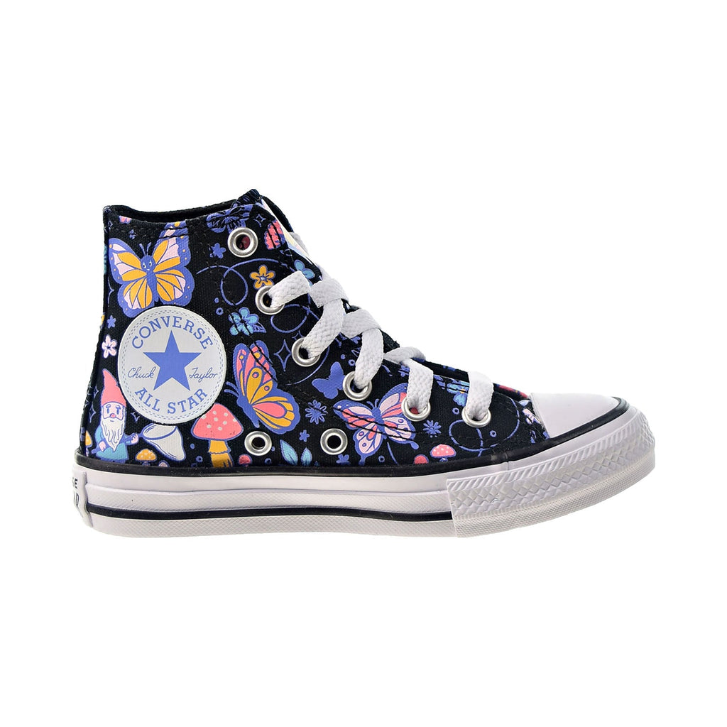 Converse Chuck Taylor All Star Hi Kids' Shoes Black-Bleached Cyan