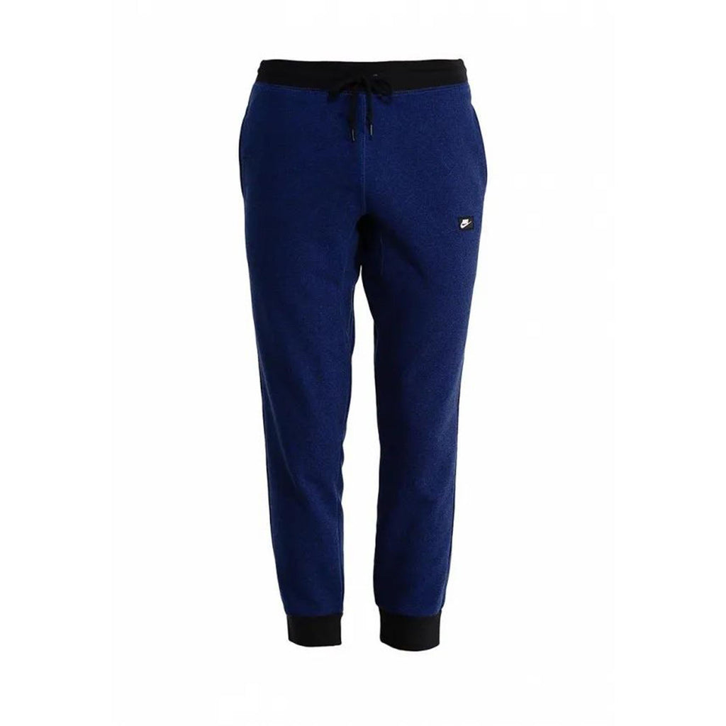 Nike AW77 French Terry Shoebox Cuffed Men's Sweatpants Blue-Black