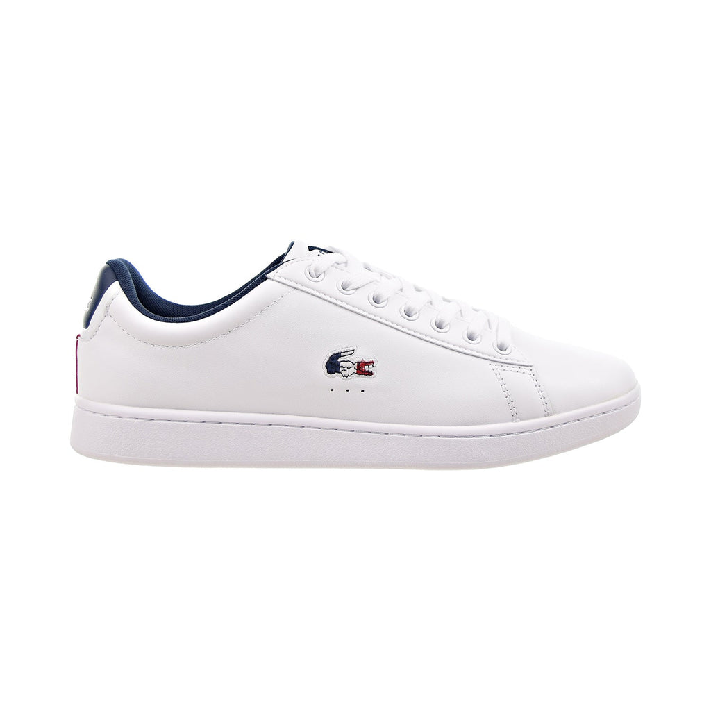 Lacoste Carnaby EVO TRI1 SMA Men's Shoes White-Navy-Red