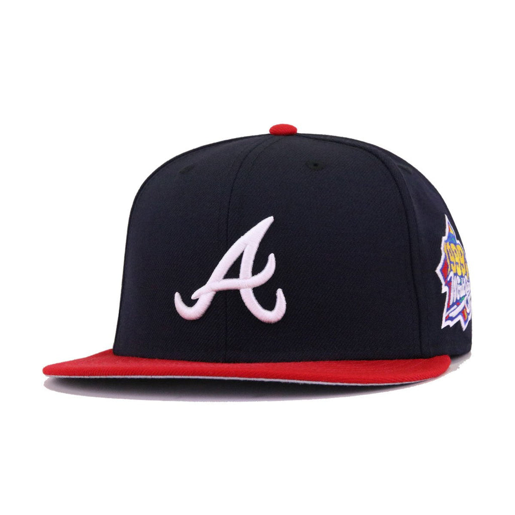 New Era 59Fifty Atlanta Braves World Series 1999 Men's Fitted Hat Navy-Red