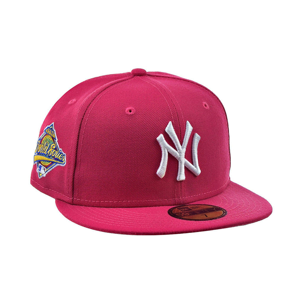 New Era 59Fifty New York Yankees Men's Fitted Hat Brite Rose