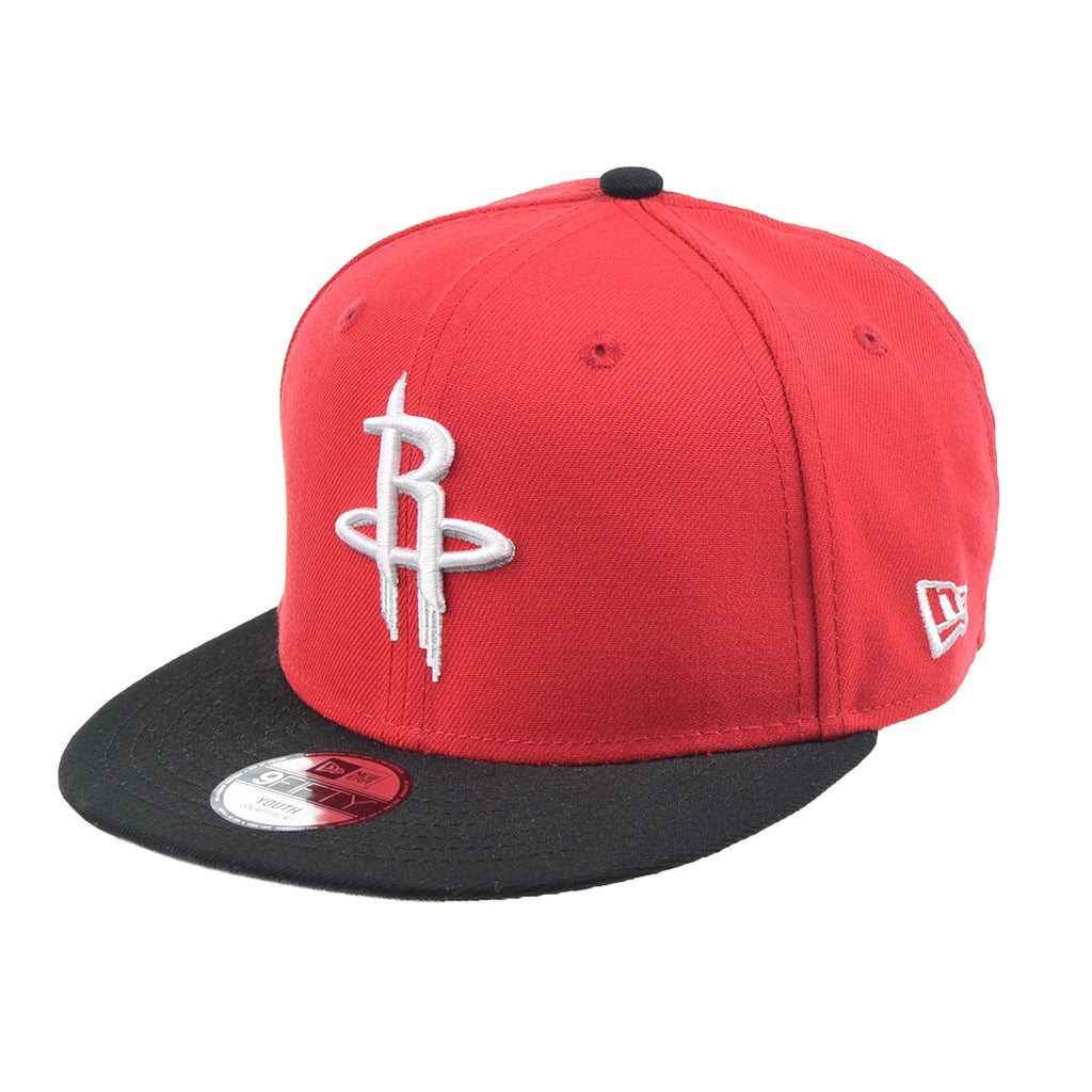 New Era Houston Rockets Team Color 9Fifty Youth Kids' Snapback Red-Black