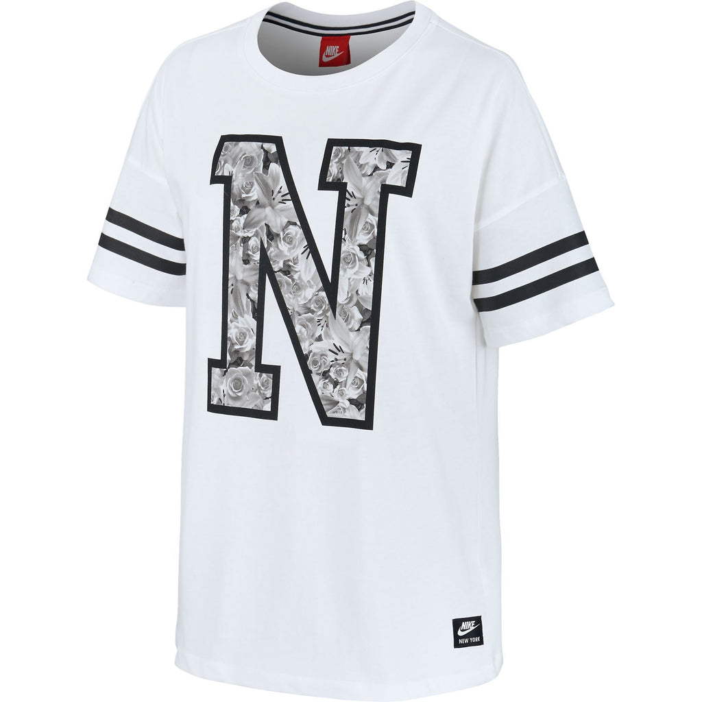 Nike City New York Women's T-Shirt White/Black