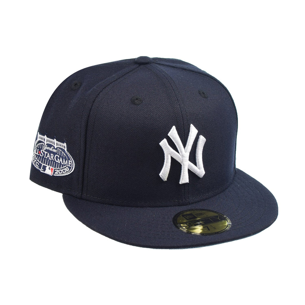 New Era New York Yankees 2008 All Star Game Men's Fitted Hat Navy-Blue Bottom