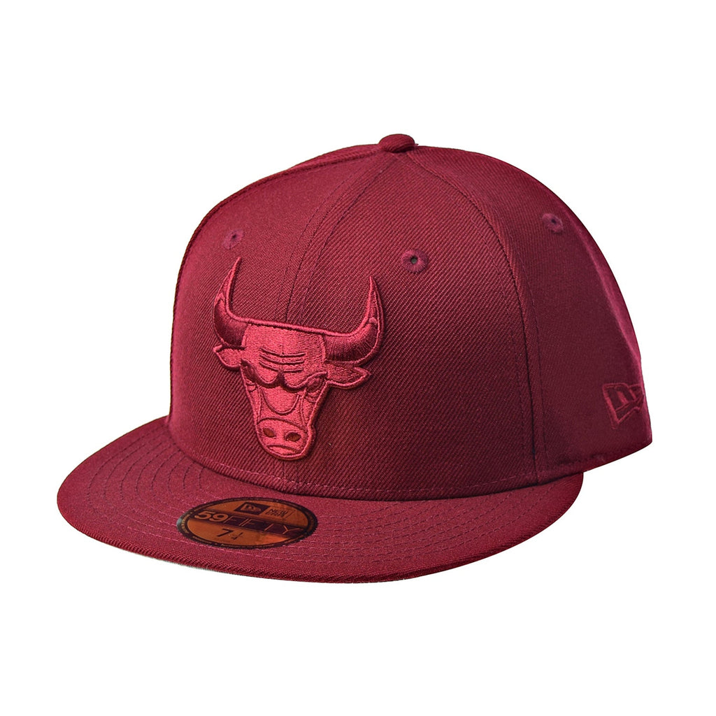 New Era Chicago Bulls 59Fifty Fitted Men's Hat Burgundy