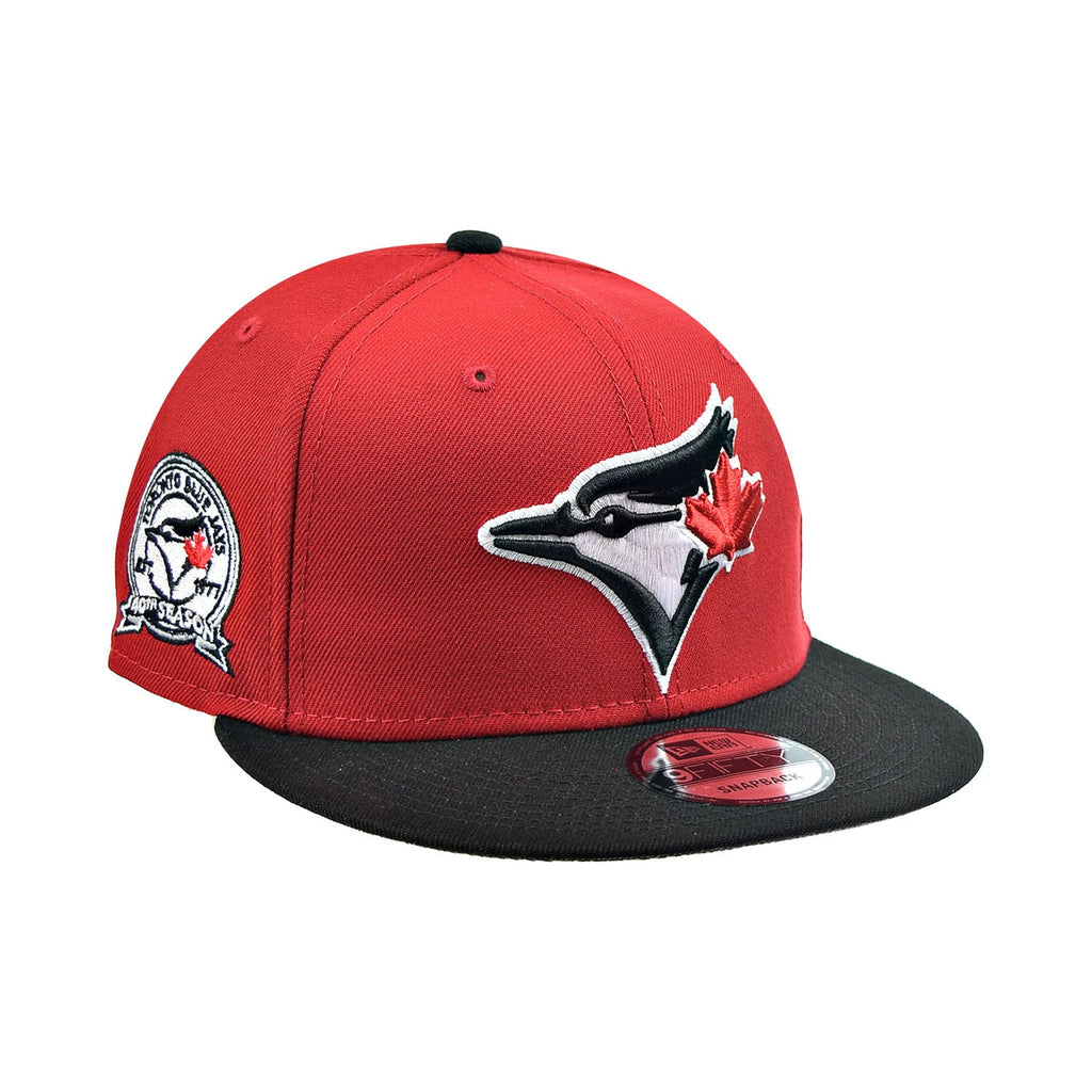 New Era Toronto Blue Jays "40th Season" 9Fifty Men's Snapback Hat Red-Black-White