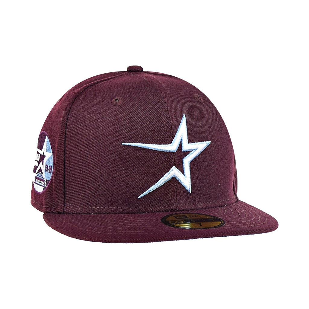 New Era Houston Astros 35 Years 59Fifty Men's Fitted Hat Maroon-Baby Blue