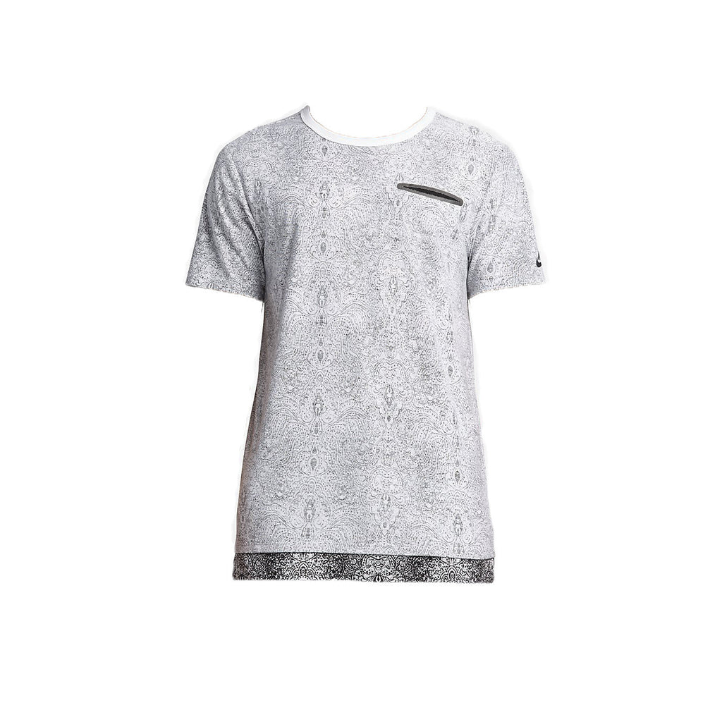 Nike QT S+ AM Smoking Mens T-Shirt White/Black