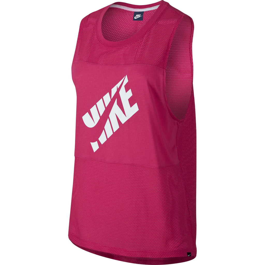 Nike Athletic Women's Tank Top Pink/White