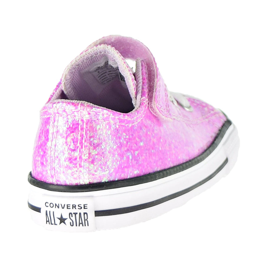 Moderat Luftfart skud Converse Chuck Taylor AS Hook And Loop Glitter Ox Toddler Shoes Lilac –  Sports Plaza NY