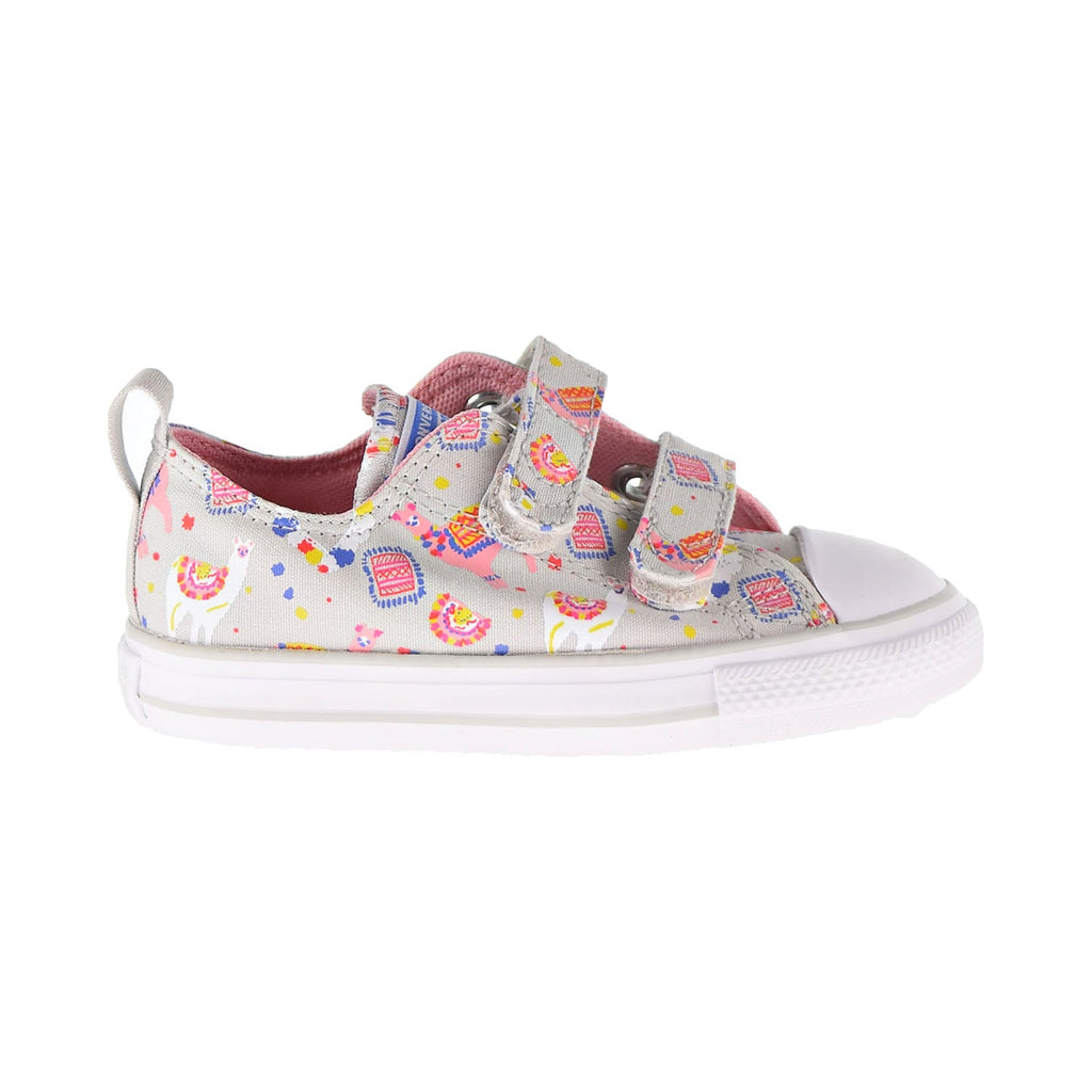 Converse Chuck Taylor AS Llama Party Hook And Loop Toddler Shoes Mouse-Pink