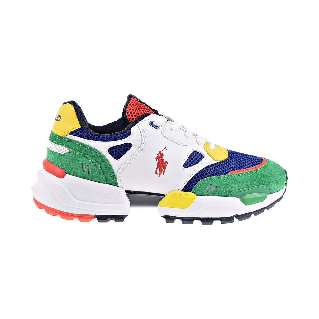 Polo Ralph Lauren Jogger Colorblock Sneaker Men's Shoes White/Multicolor