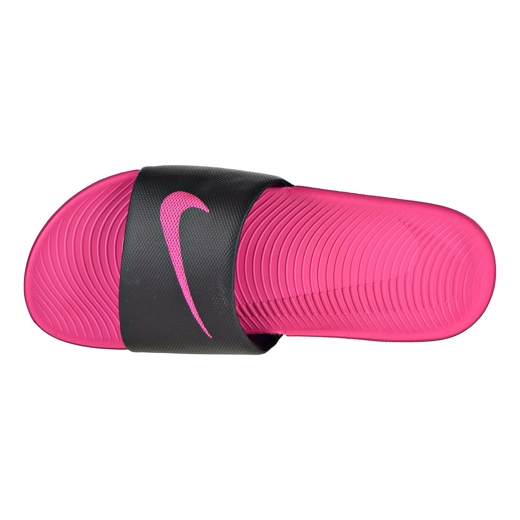 Nike Kawa Big Kid's Slides Black/Vivid Pink