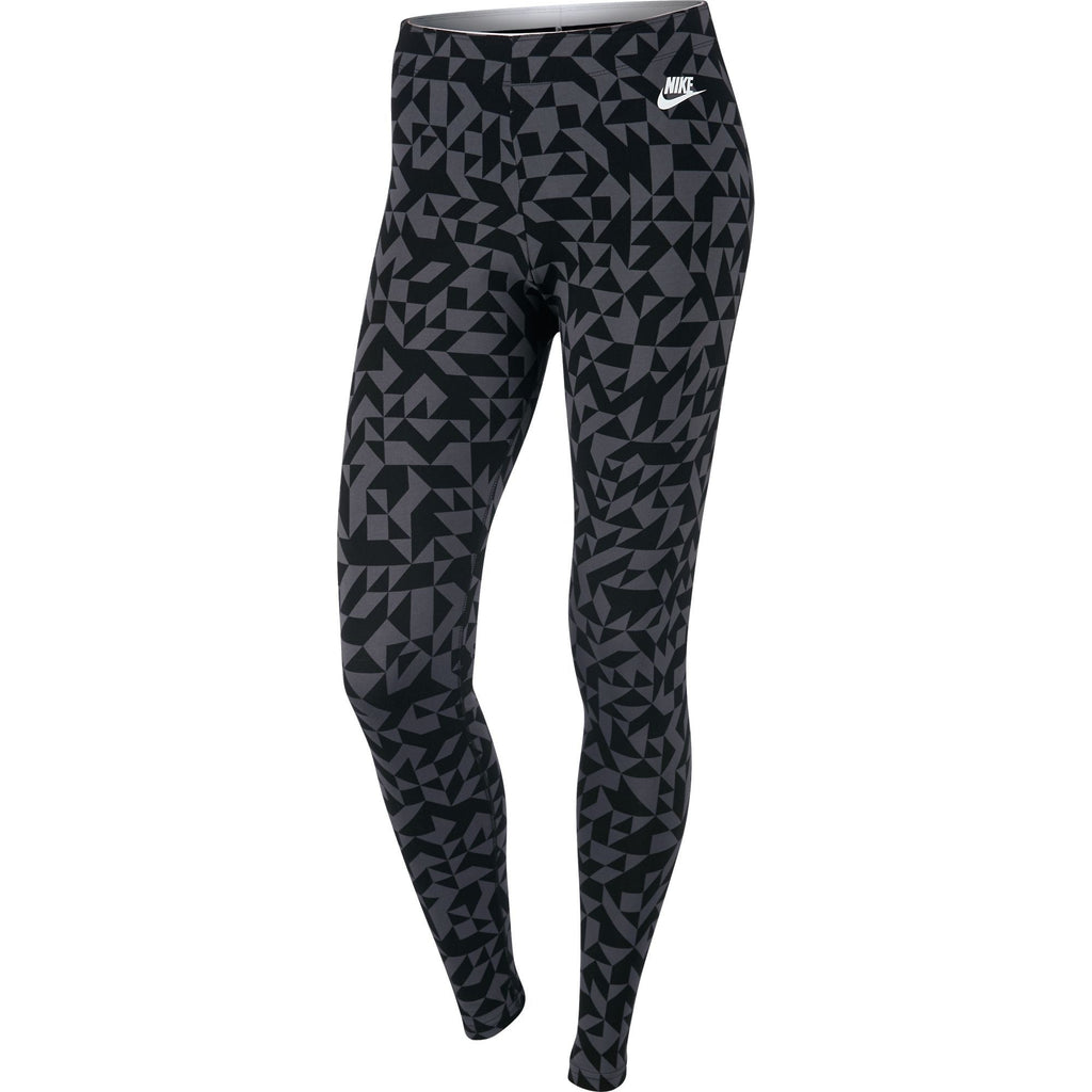 Nike Sportswear NSW Club Tangrams Women's Leggings Black/Grey