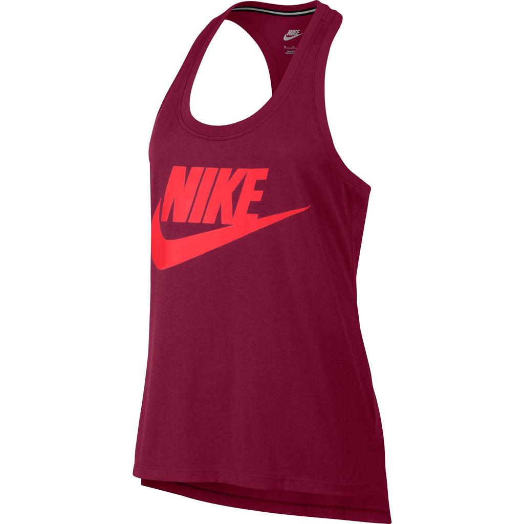 Nike NSW Signal Swoosh Logo Printed Women's Tank Top Red/Crimson