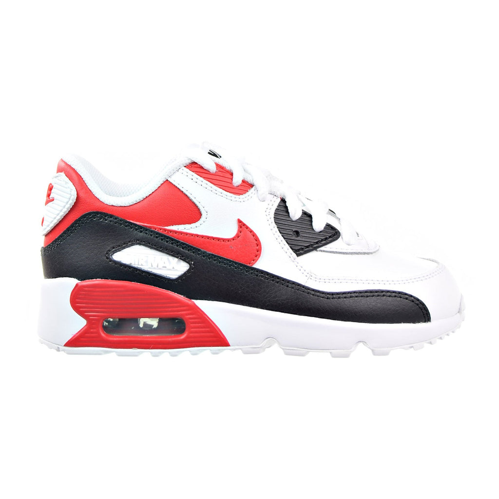 Nike Air Max 90 LTR (PS) Little Kid's Shoes White/University Red