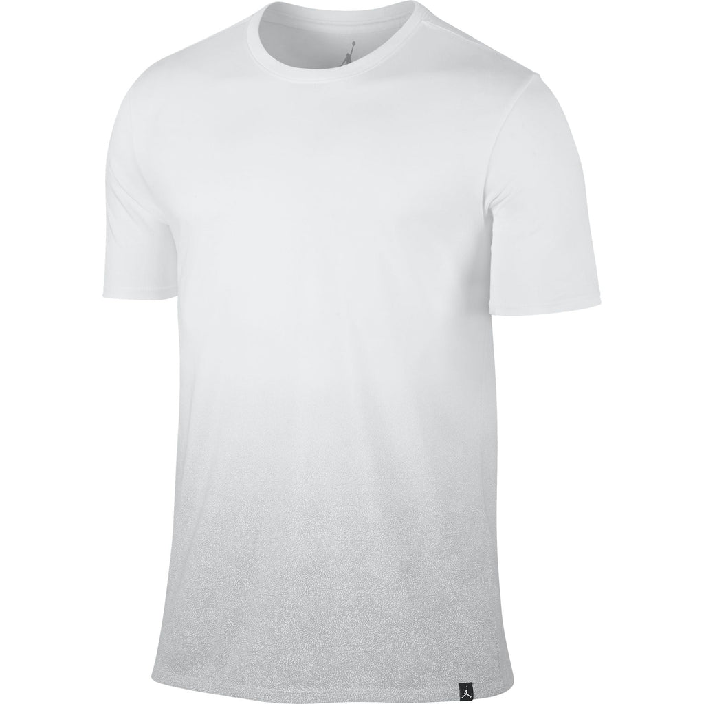 Air Jordan Ele Air Men's Short Sleeve T-Shirt White/Wolf Grey
