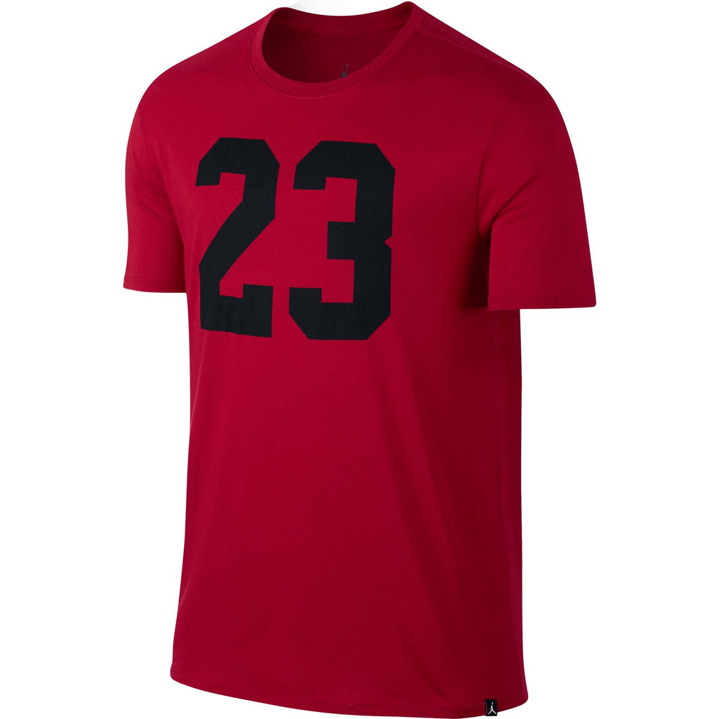 Jordan 23 Men's Casual Athletic Short Sleeve T-Shirt Red/Black