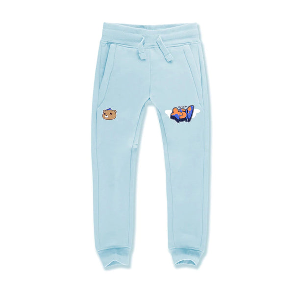 Jordan Craig Little Kids' OG Plush Jogger Sweatpants Sky 8448k-sky (Size 2)