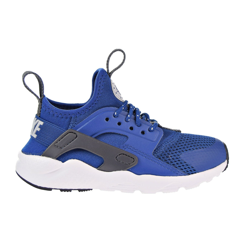Nike Huarache Run Ultra Little Kids' Shoes Gym Blue/Wolf Grey/White