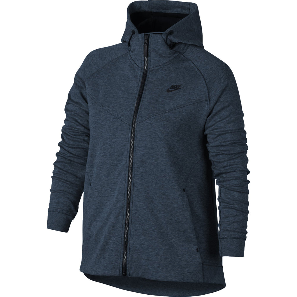 Nike Sportswear Tech Fleece Full Zip Plus Size Women's Hoodie Squarden Blue