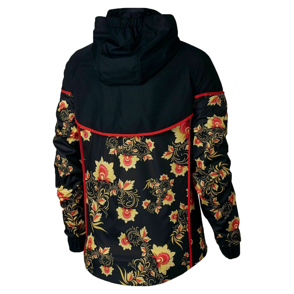 Nike Floral Printed Parka Nike Sportswear Nsw Nike Sportswear NSW Floral Windrunner Printed Women's Jacket Black