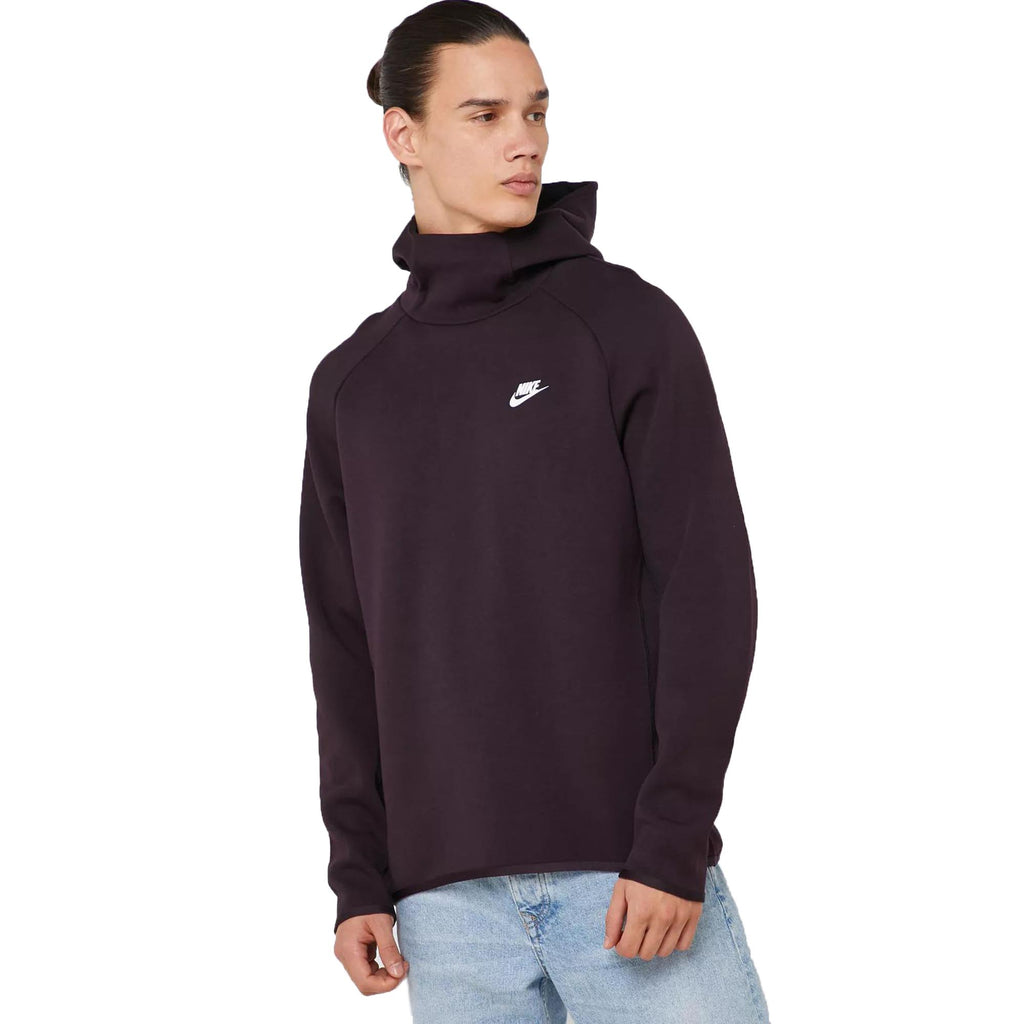 Nike Sportswear Tech Fleece Men's Pullover Hoodie Purple-White