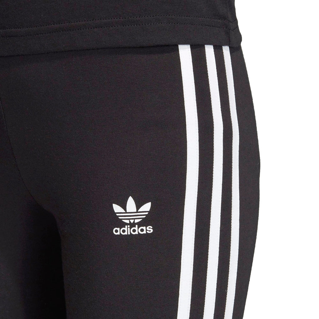 Adidas 3 Stripes Kids'/Girls' Leggings Pants Black-White – Sports Plaza NY
