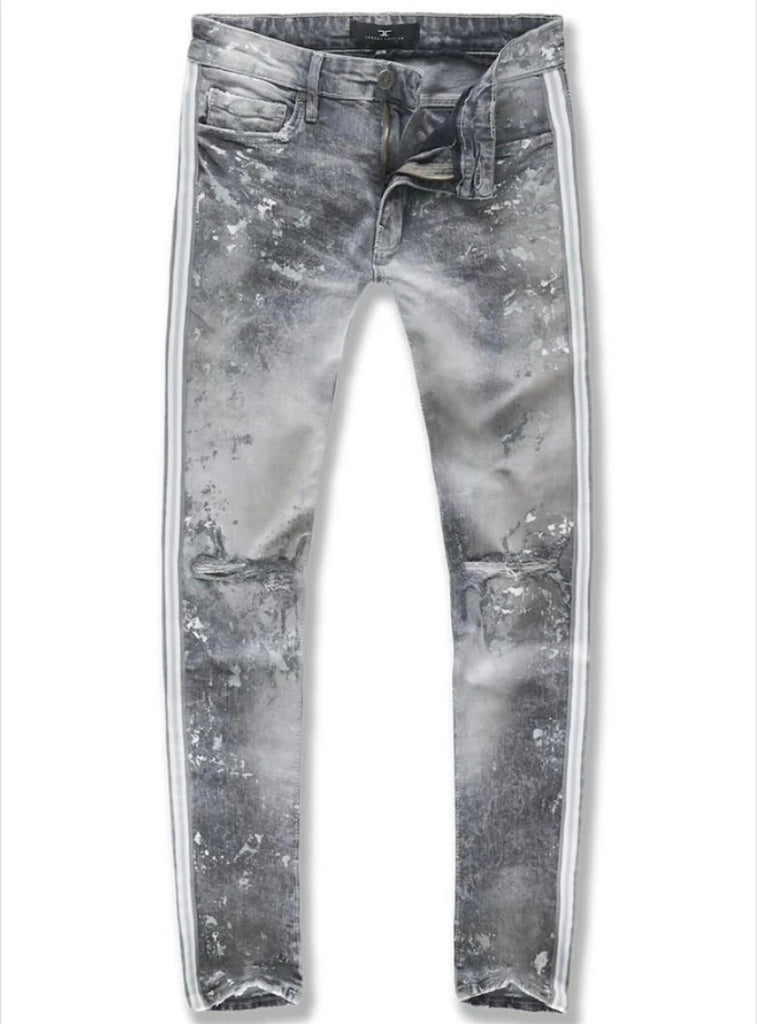 Jordan Craig Sugar Hill Striped Denim Men's Jeans Arctic White