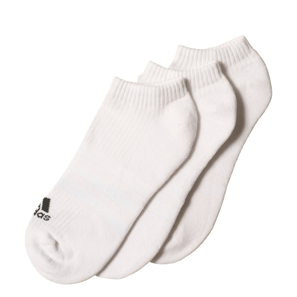 Adidas 3-Stripes No-Show Socks White/Black