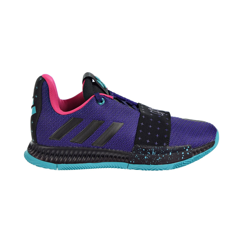 Adidas Harden Vol.3 J Big Kids Shoes Collegiate Purple/Core Black/Light Aqua