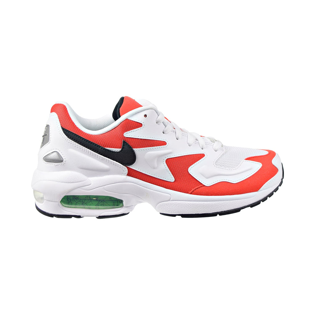 Nike Air Max2 Light Men's Shoes White/Blank/Habanero Red