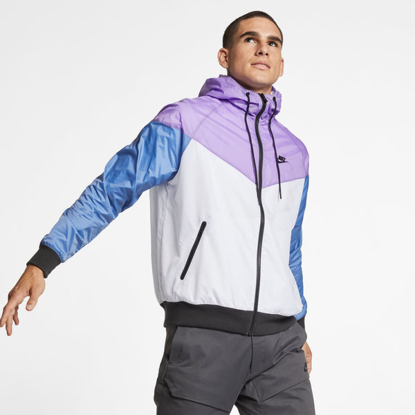 Nike NSW Windrunner Men's Hooded Jacket White-Space Purple