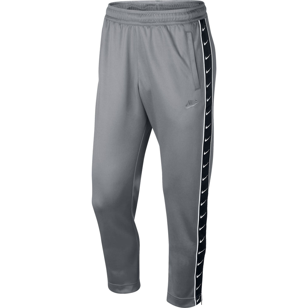 Nike Men's Taped Poly Track Pants Grey-Black
