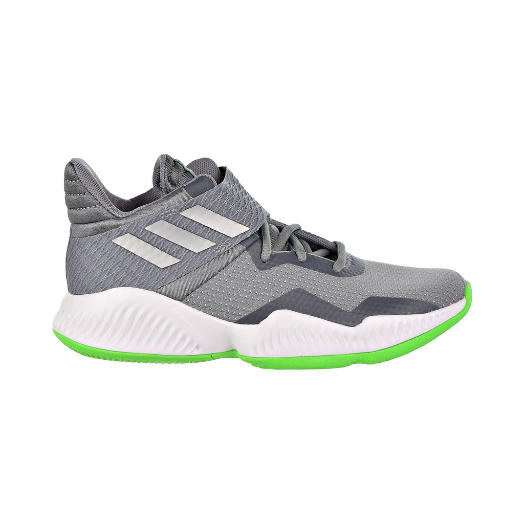 Adidas Explosive Bounce 2018 Big Kids Shoes Green/Silver Sports Plaza NY Adidas Explosive Bounce 2018 Big Kids Shoes Green/Silver Sports Plaza NY