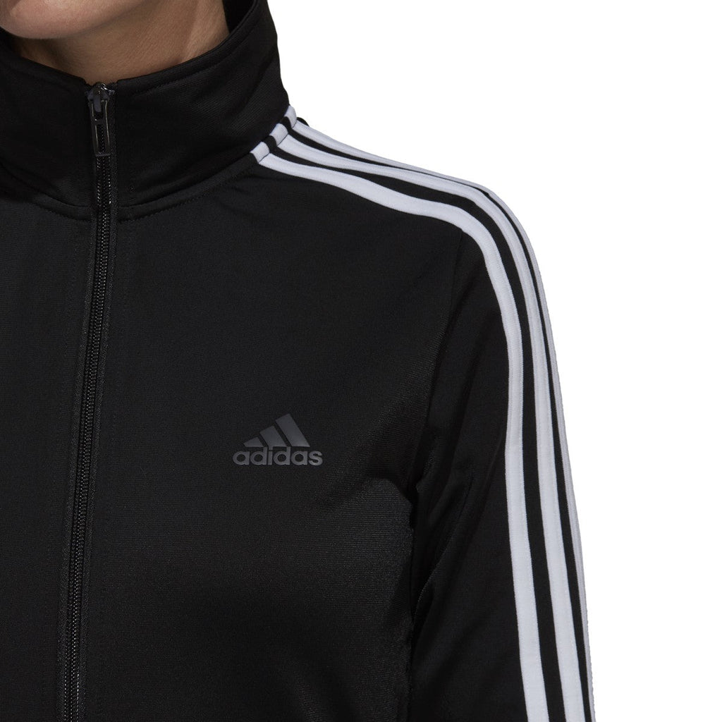 adidas track jacket with logo on back