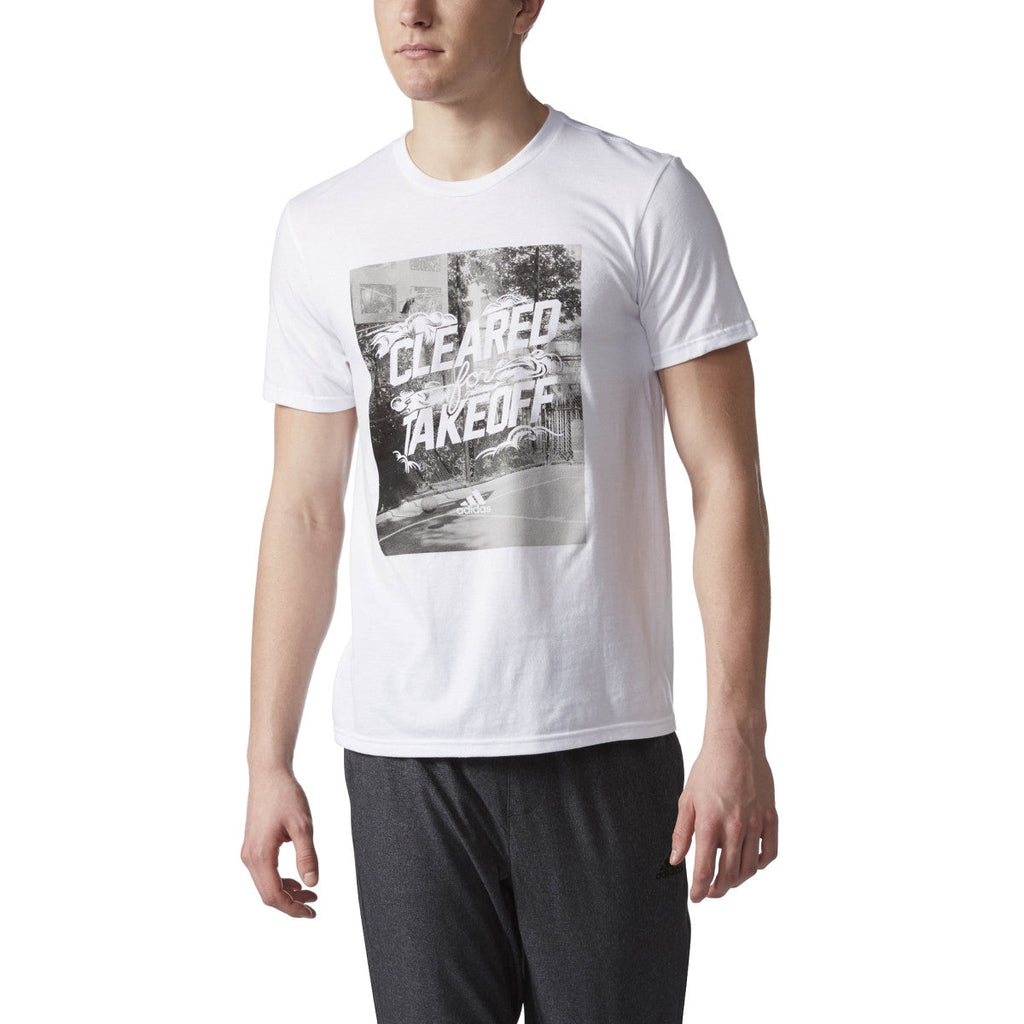 Adidas Originals Take Off Ball Men's Shortsleeve T-Shirt White/Black/Grey