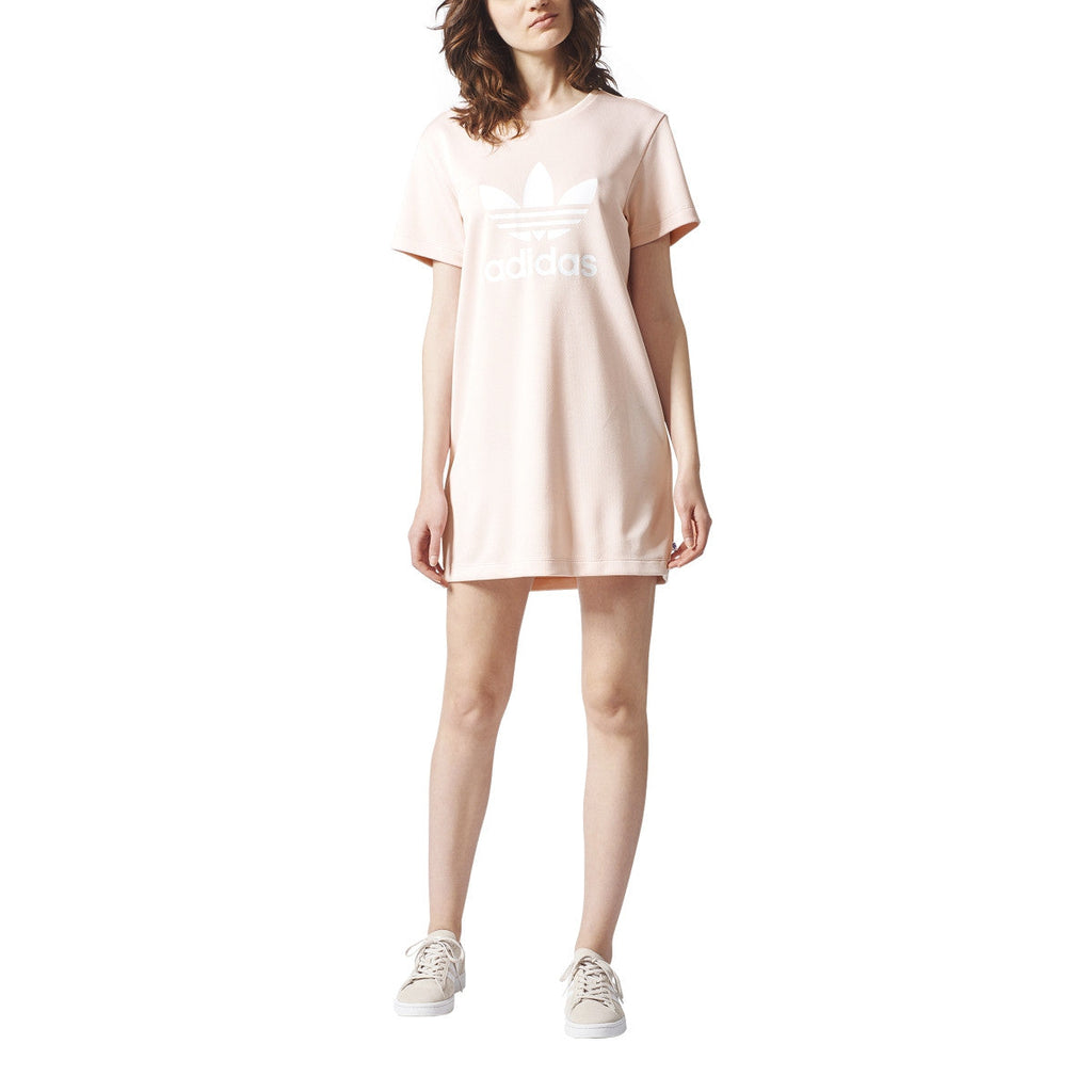 Adidas Originals Trefoil Women's Tee Dress Icey Pink/White